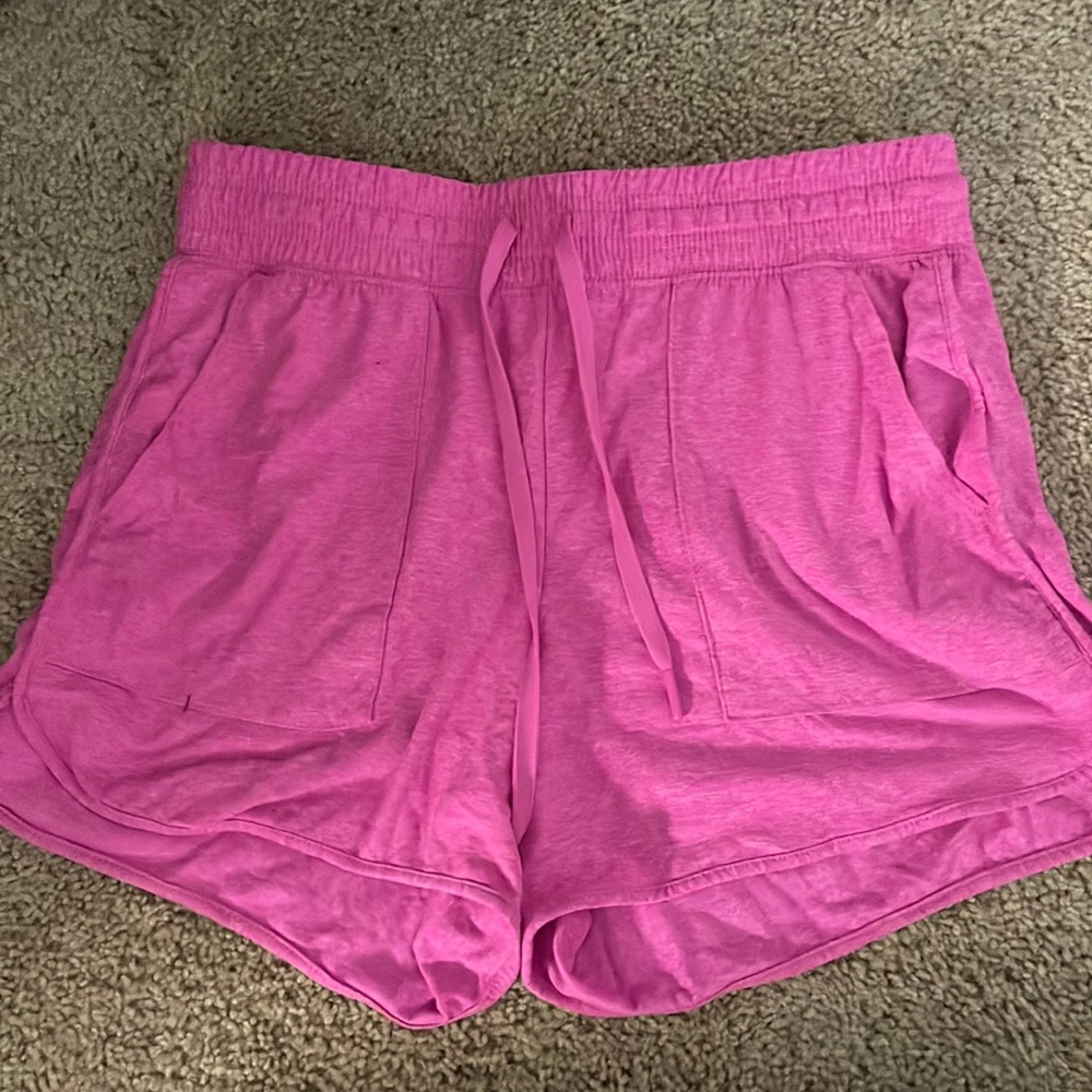 pink lounge shorts